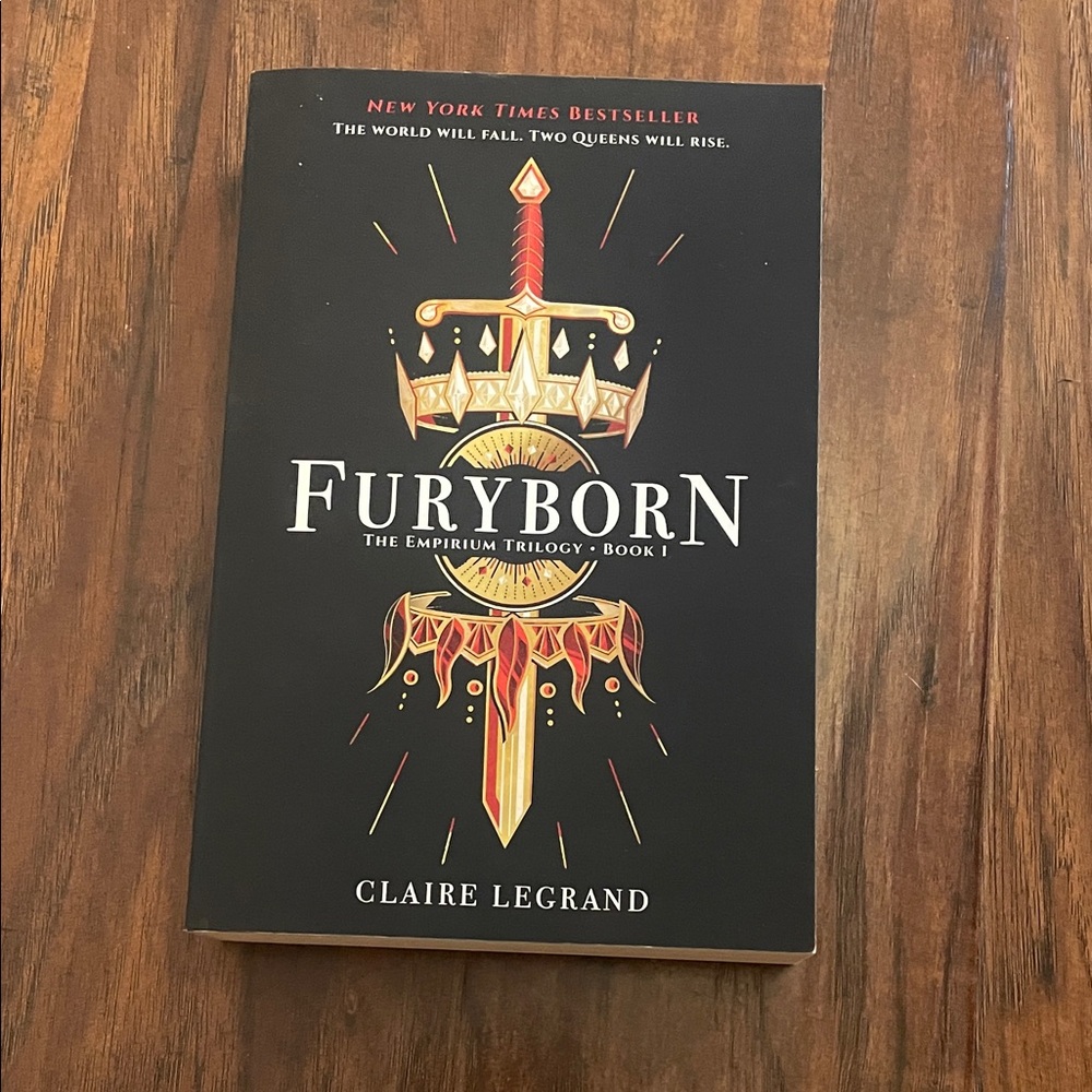 Furyborn by Claire Legrand - Black and Gold Cover